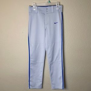 Nike Baseball Game Pants Gray/Royal blue strip